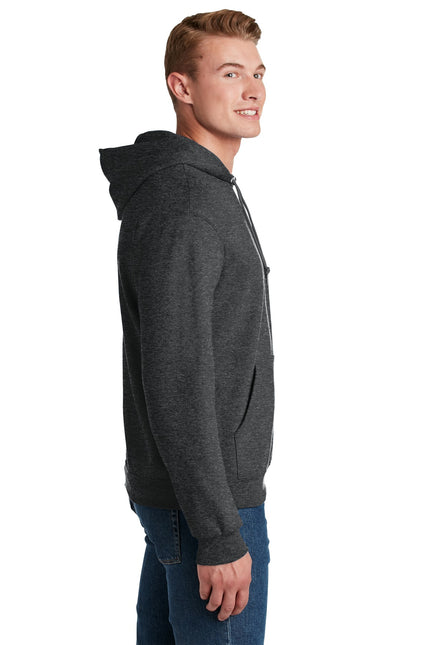 Jerzees - NuBlend Pullover Hooded Sweatshirt. 996M - Black Heather