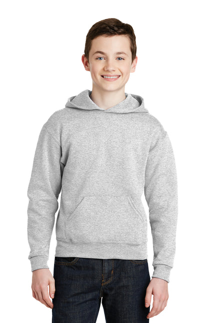Jerzees - Youth NuBlend Pullover Hooded Sweatshirt. 996Y - Ash