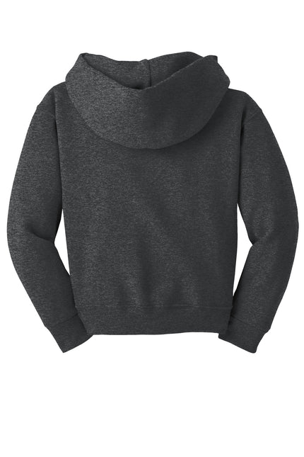 Jerzees - Youth NuBlend Pullover Hooded Sweatshirt. 996Y - Black Heather