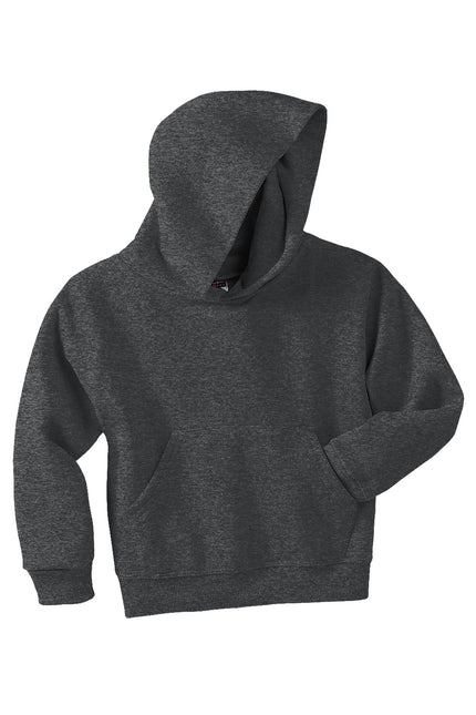 Jerzees - Youth NuBlend Pullover Hooded Sweatshirt. 996Y - Black Heather