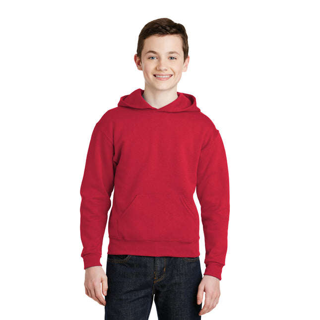 Jerzees - Youth NuBlend Pullover Hooded Sweatshirt. 996Y - True Red