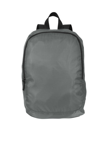 Port Authority Crush Ripstop Backpack BG213 - Shadow Grey