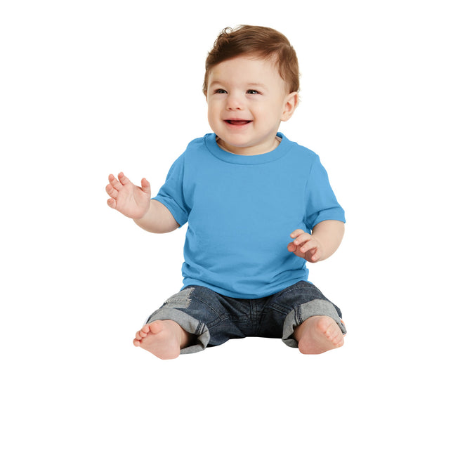 Port & Company Infant Core Cotton Tee. CAR54I - Aquatic Blue