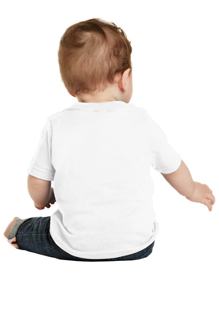 Port & Company Infant Core Cotton Tee. CAR54I - White