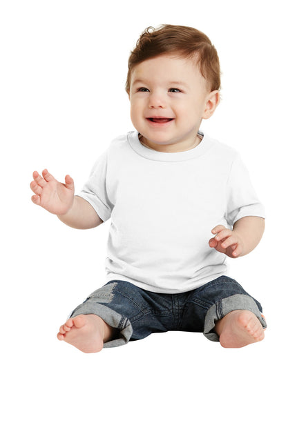 Port & Company Infant Core Cotton Tee. CAR54I - White