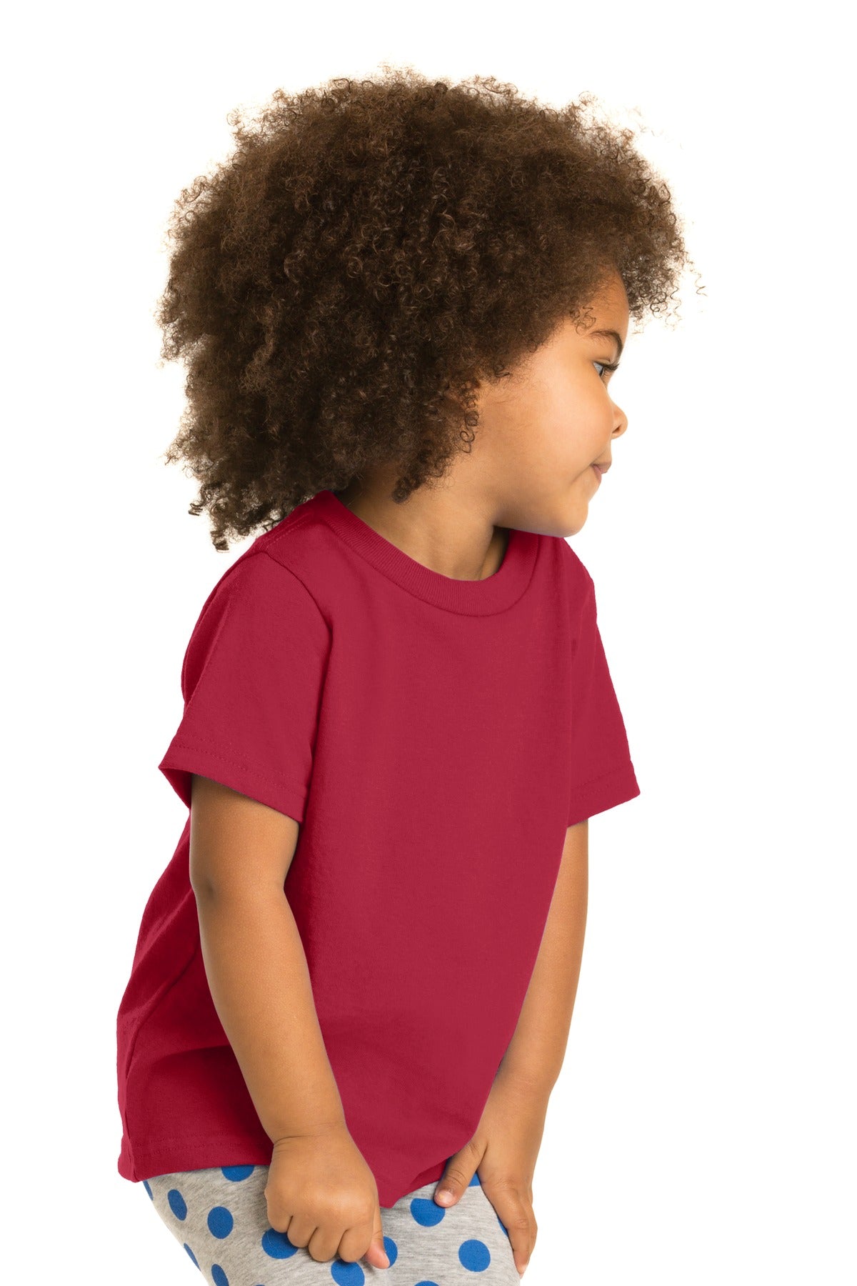 Port & Company Toddler Core Cotton Tee. CAR54T - Red