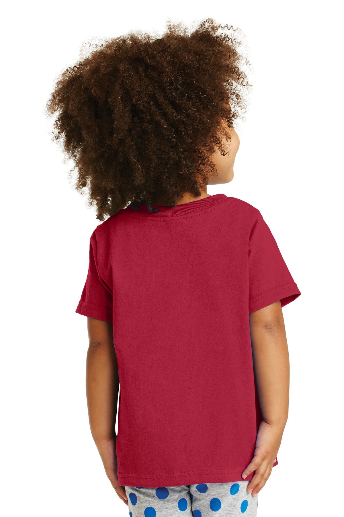 Port & Company Toddler Core Cotton Tee. CAR54T - Red