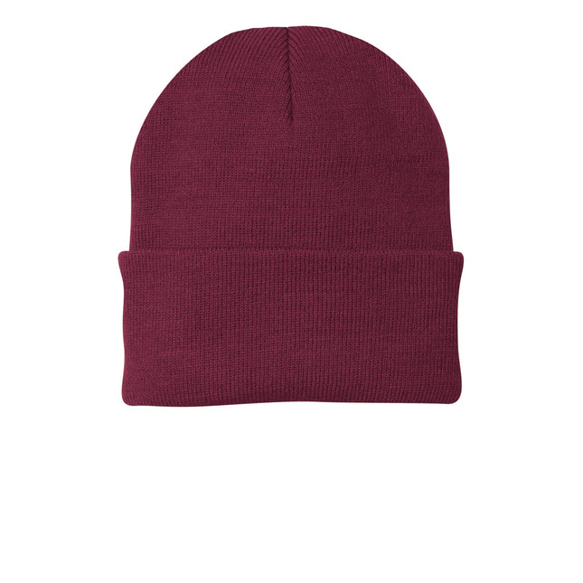 Port & Company Knit Cap. CP90 - Maroon