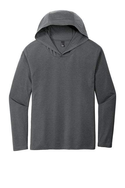 District Perfect Tri Long Sleeve Hoodie. DM139 - Charcoal