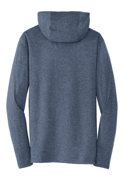 District Perfect Tri Long Sleeve Hoodie. DM139 - Navy Frost