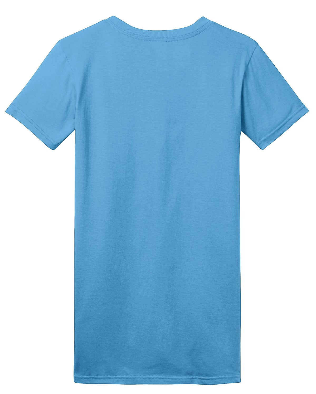 District Women's Fitted The Concert Tee DT5001 - Aquatic Blue