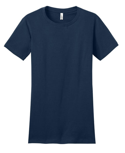 District Women's Fitted The Concert Tee DT5001 - New Navy