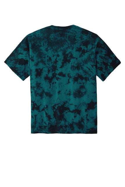Port & Company Crystal Tie-Dye Tee PC145 - Black/ Teal