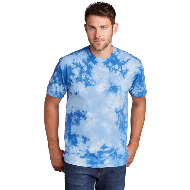 Port & Company Crystal Tie-Dye Tee PC145 - Sky Blue