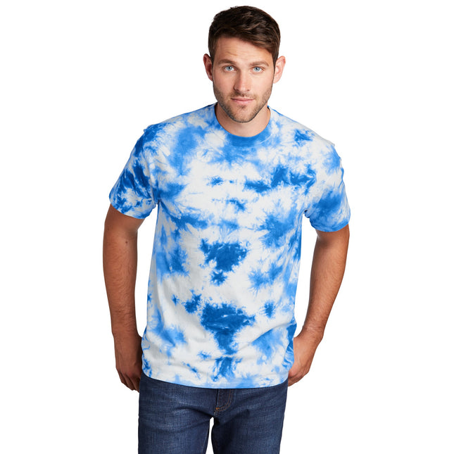 Port & Company Crystal Tie-Dye Tee PC145 - True Royal