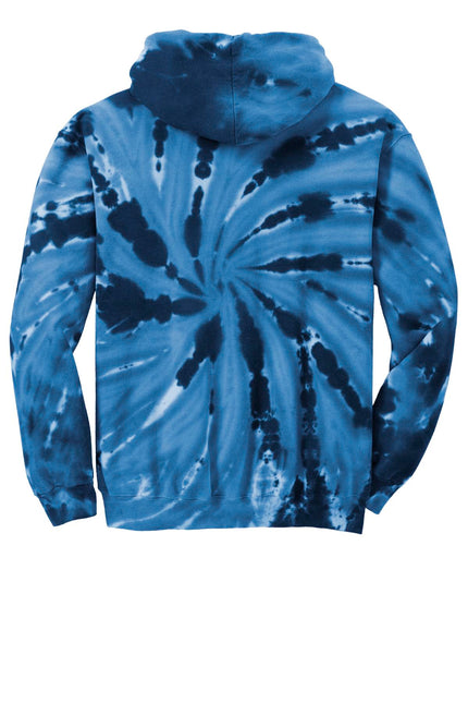 Port & Company Youth Tie-Dye Pullover Hooded Sweatshirt. PC146Y - Navy