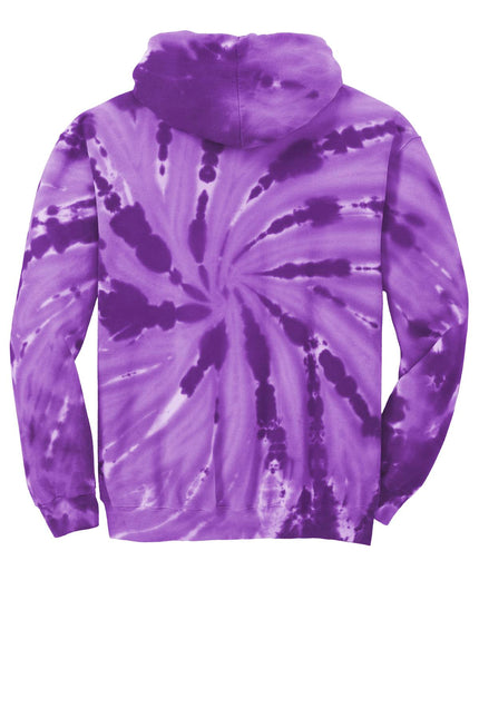 Port & Company Youth Tie-Dye Pullover Hooded Sweatshirt. PC146Y - Purple