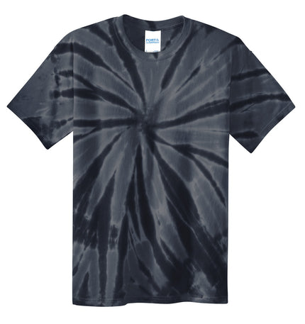 Port & Company - Youth Tie-Dye Tee. PC147Y - Black