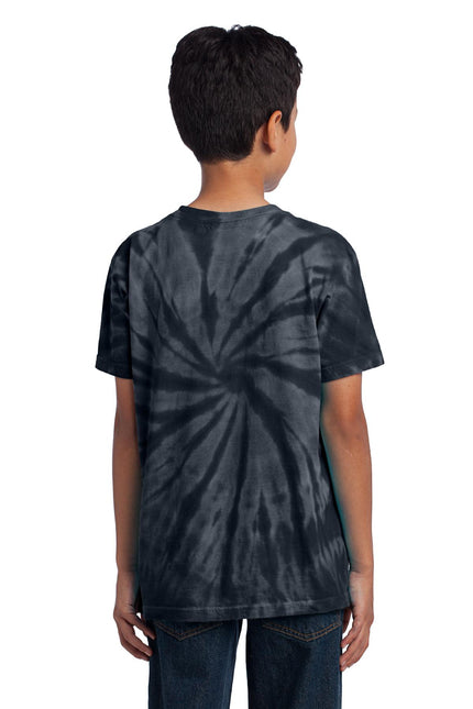 Port & Company - Youth Tie-Dye Tee. PC147Y - Black