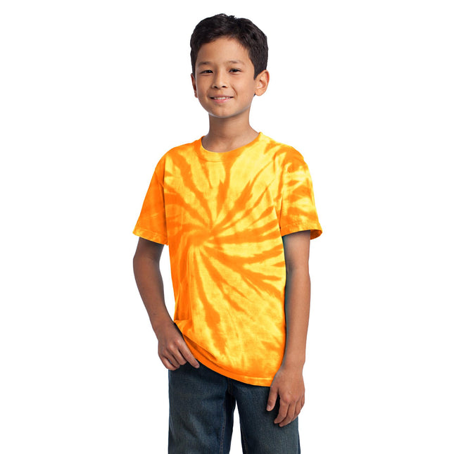 Port & Company - Youth Tie-Dye Tee. PC147Y - Gold