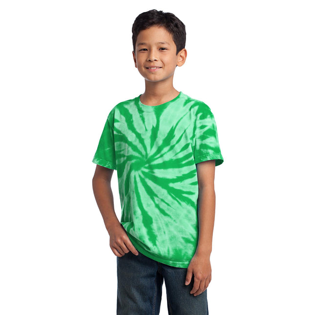 Port & Company - Youth Tie-Dye Tee. PC147Y - Kelly