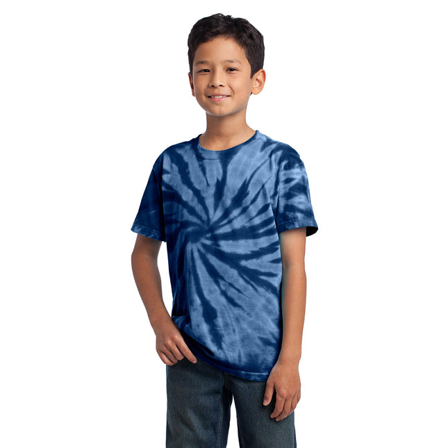 Port & Company - Youth Tie-Dye Tee. PC147Y - Navy