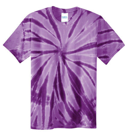 Port & Company - Youth Tie-Dye Tee. PC147Y - Purple
