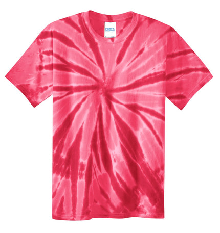 Port & Company - Youth Tie-Dye Tee. PC147Y - Red