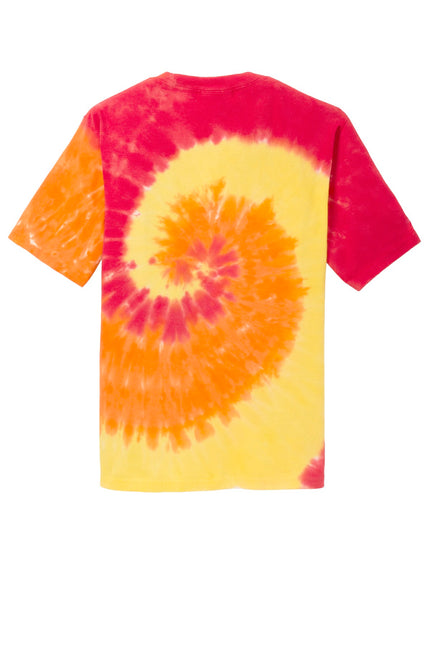 Port & Company - Youth Tie-Dye Tee. PC147Y - Blaze Rainbow