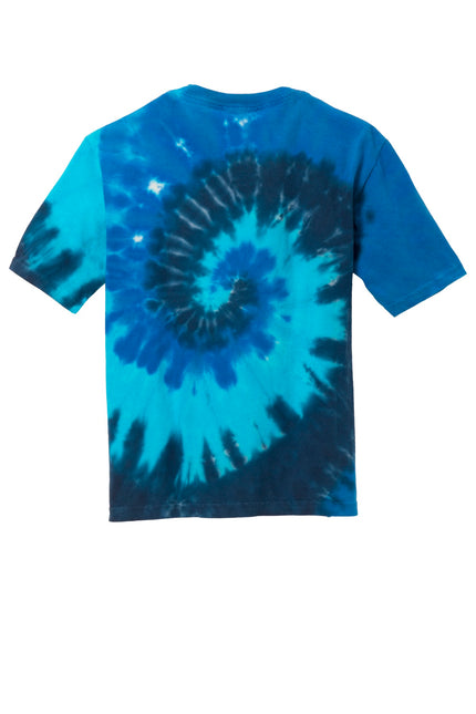 Port & Company - Youth Tie-Dye Tee. PC147Y - Ocean Rainbow