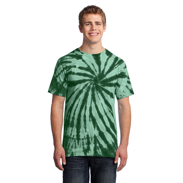 Port & Company - Tie-Dye Tee. PC147 - Forest Green