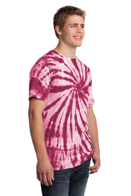 Port & Company - Tie-Dye Tee. PC147 - Maroon