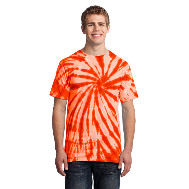 Port & Company - Tie-Dye Tee. PC147 - Orange