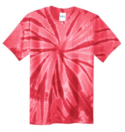 Port & Company - Tie-Dye Tee. PC147 - Red