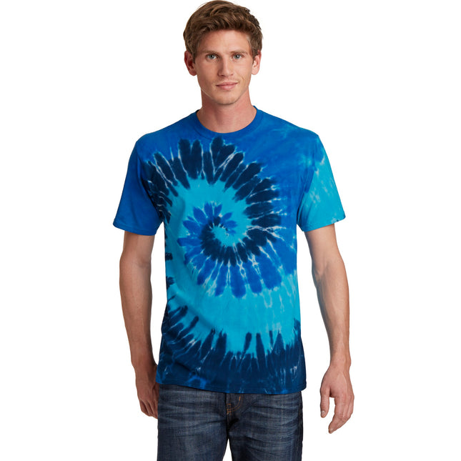 Port & Company - Tie-Dye Tee. PC147 - Ocean Rainbow