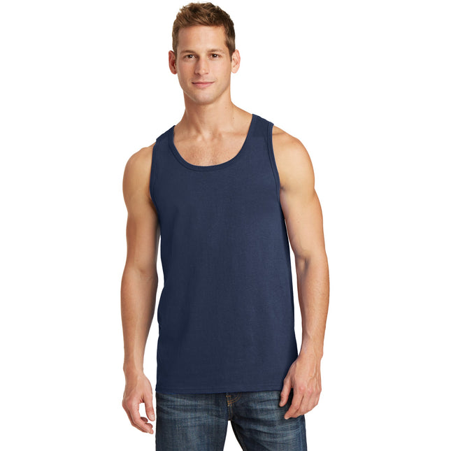 Port & Company Core Cotton Tank Top. PC54TT - Navy