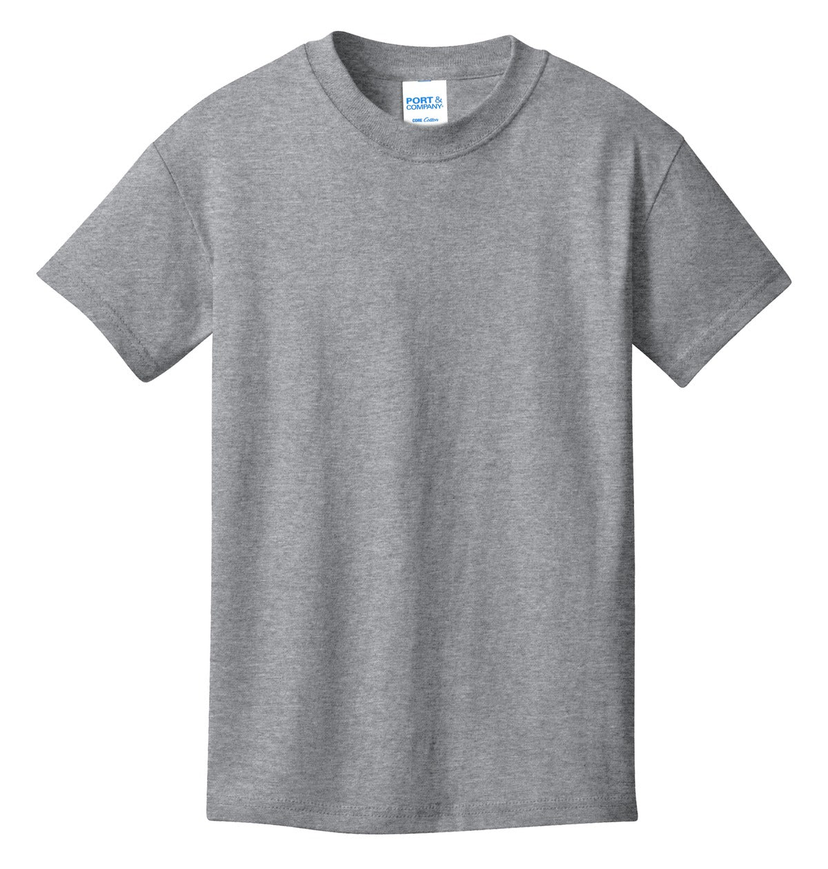 Port & Company - Youth Core Cotton Tee. PC54Y - Athletic Heather