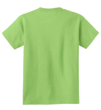 Port & Company - Youth Core Cotton Tee. PC54Y - Lime