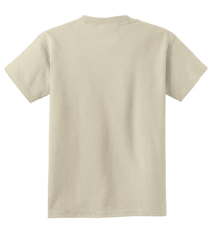 Port & Company - Youth Core Cotton Tee. PC54Y - Natural