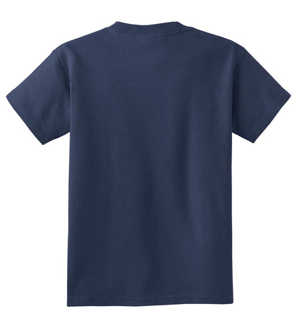 Port & Company - Youth Core Cotton Tee. PC54Y - Navy