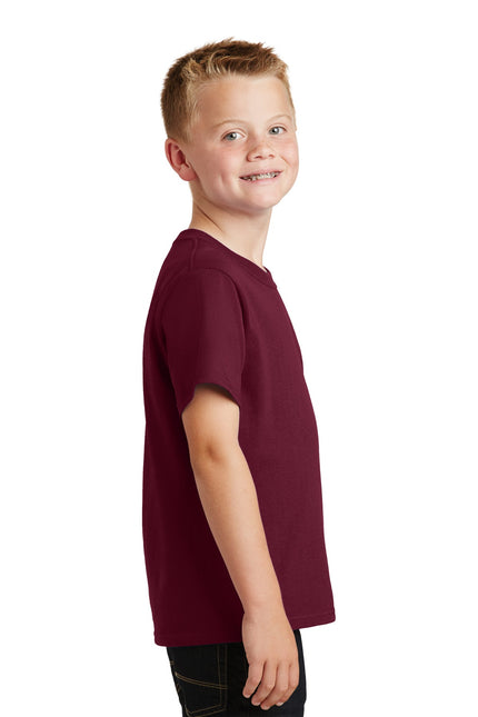 Port & Company - Youth Core Cotton Tee. PC54Y - Cardinal