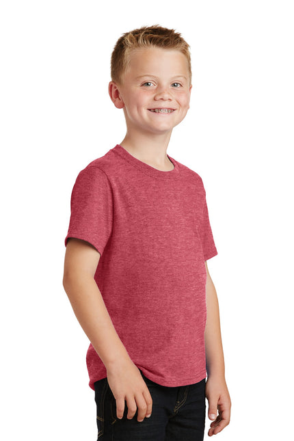 Port & Company - Youth Core Cotton Tee. PC54Y - Heather Red