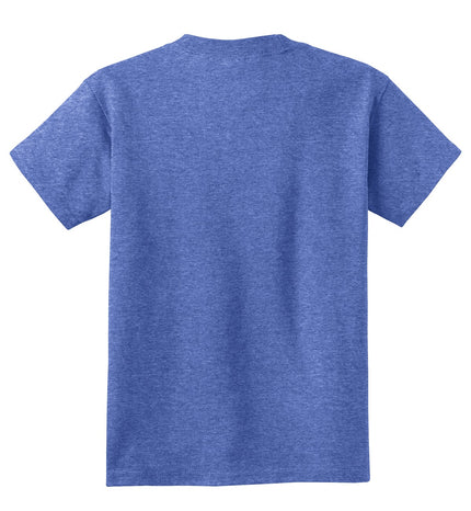 Port & Company - Youth Core Cotton Tee. PC54Y - Heather Royal