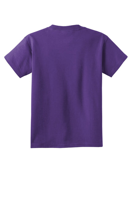 Port & Company - Youth Core Cotton Tee. PC54Y - Team Purple