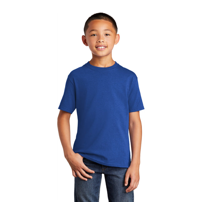 Port & Company - Youth Core Cotton Tee. PC54Y - True Royal