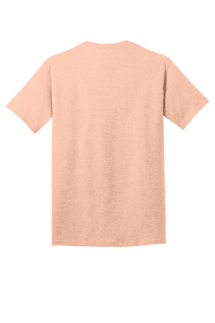 Port & Company - Core Cotton Tee. PC54 - Heathered Dusty Peach