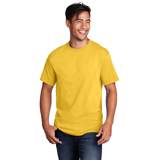 Port & Company - Core Cotton Tee. PC54 - Lemon Yellow