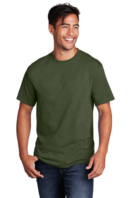 Port & Company - Core Cotton Tee. PC54 - Olive Drab Green Heather