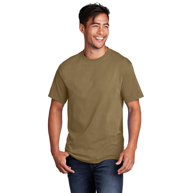 Port & Company - Core Cotton Tee. PC54 - Coyote Brown