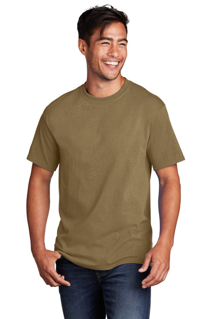 Port & Company - Core Cotton Tee. PC54 - Coyote Brown